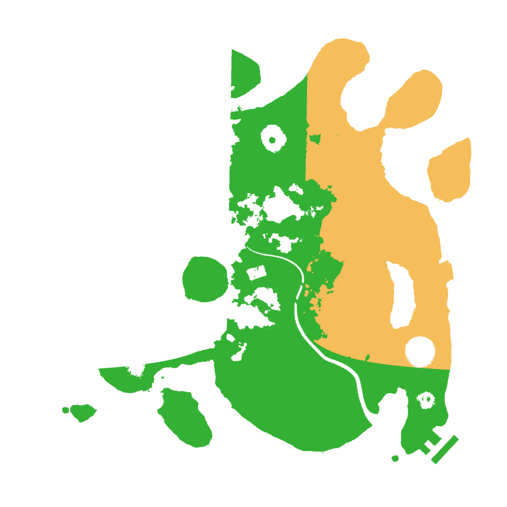 Biome Rust Map: Procedural Map, Size: 3000, Seed: 2114995063