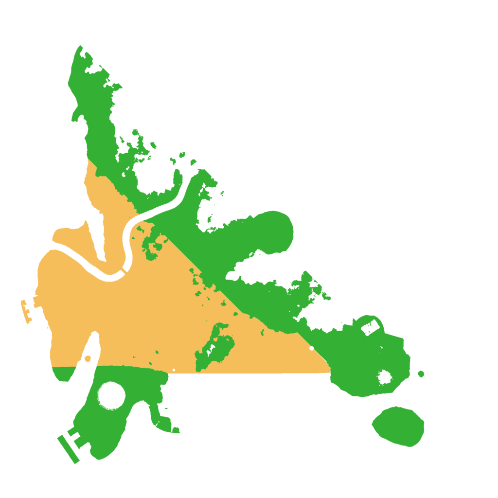 Biome Rust Map: Procedural Map, Size: 3200, Seed: 2067339733