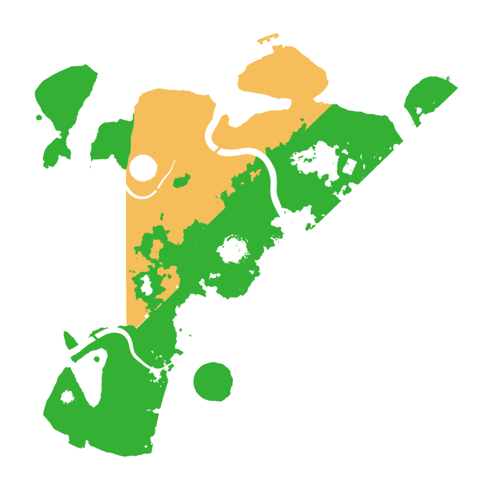 Biome Rust Map: Procedural Map, Size: 3500, Seed: 1970454254