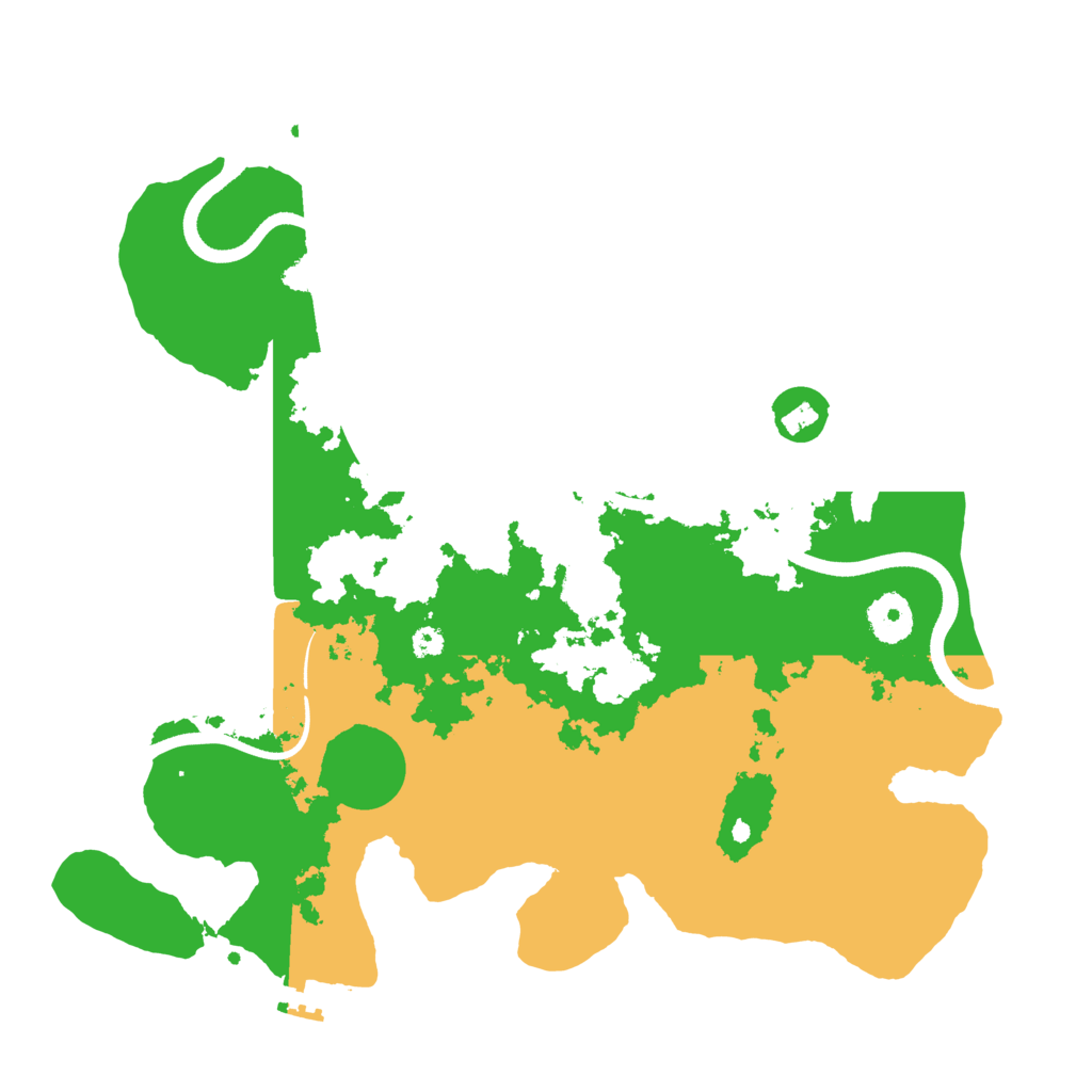 Biome Rust Map: Procedural Map, Size: 3500, Seed: 30582826