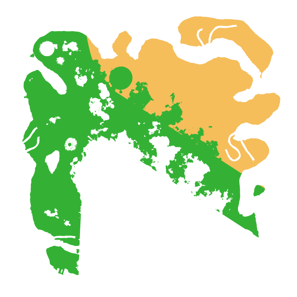 Biome Rust Map: Procedural Map, Size: 3500, Seed: 277175559
