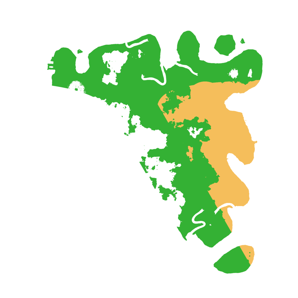 Biome Rust Map: Procedural Map, Size: 3000, Seed: 53416