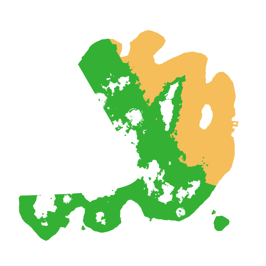 Biome Rust Map: Procedural Map, Size: 3000, Seed: 65535