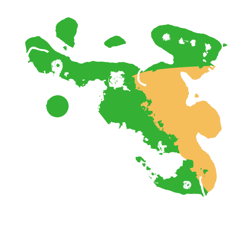 Biome Rust Map: Procedural Map, Size: 3000, Seed: 125390