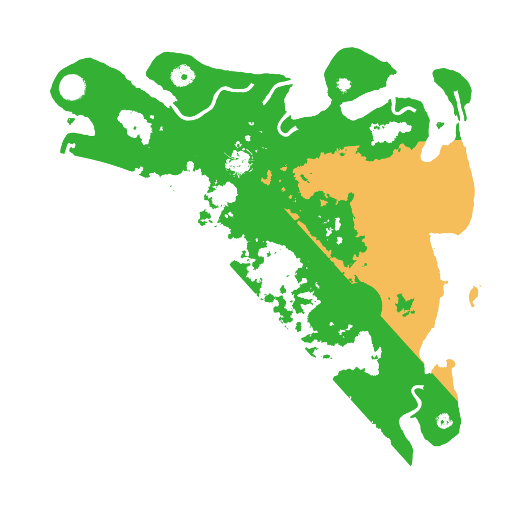Biome Rust Map: Procedural Map, Size: 3500, Seed: 367820117