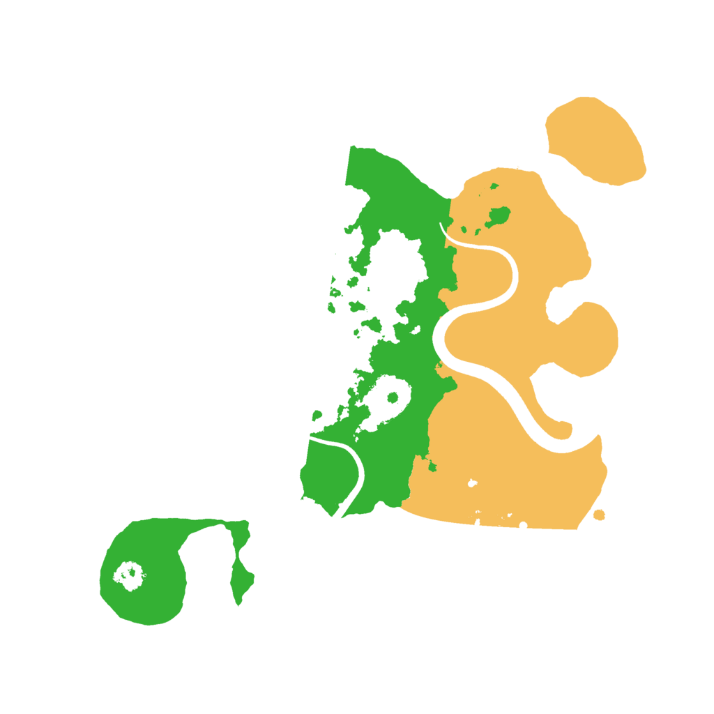 Biome Rust Map: Procedural Map, Size: 2500, Seed: 1919101991