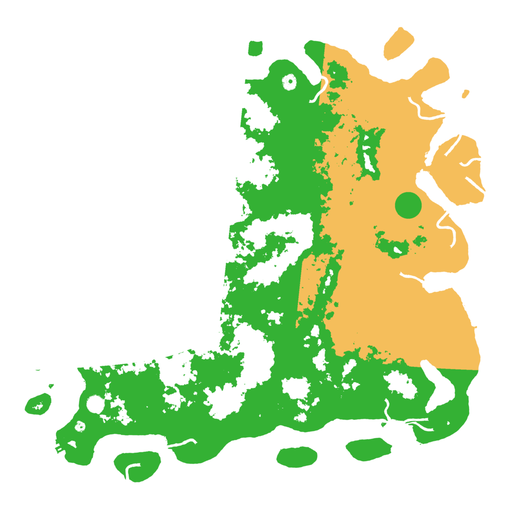 Biome Rust Map: Procedural Map, Size: 5000, Seed: 215903224