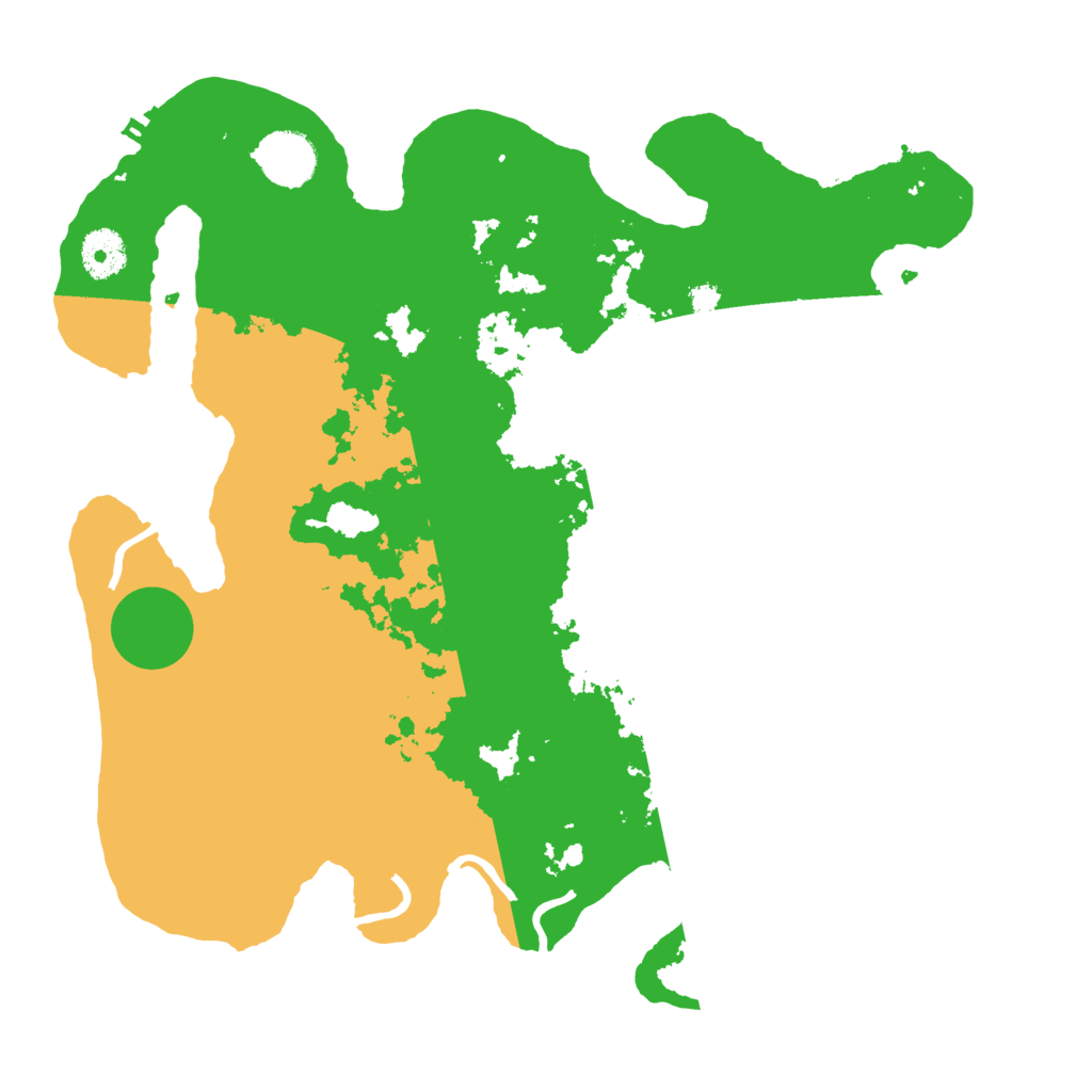 Biome Rust Map: Procedural Map, Size: 3500, Seed: 1357967460