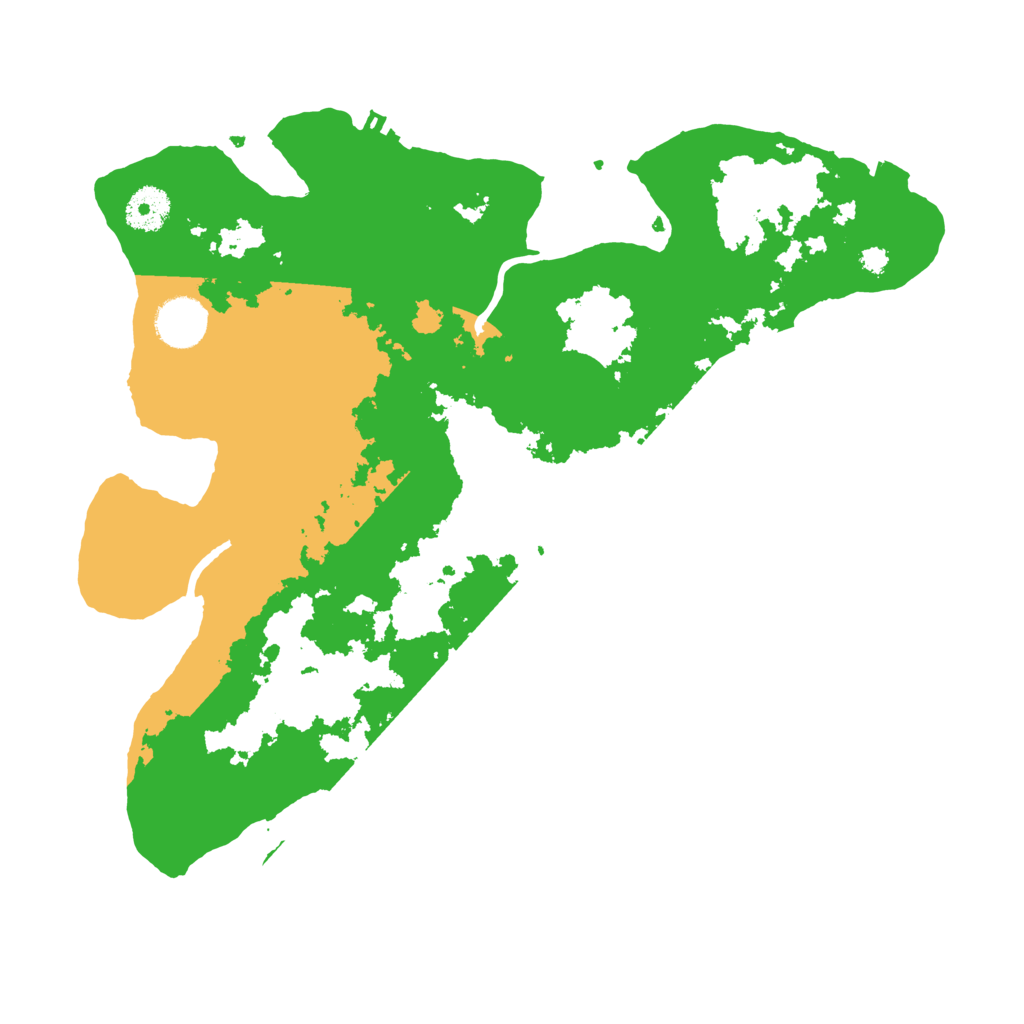 Biome Rust Map: Procedural Map, Size: 3500, Seed: 1831173243