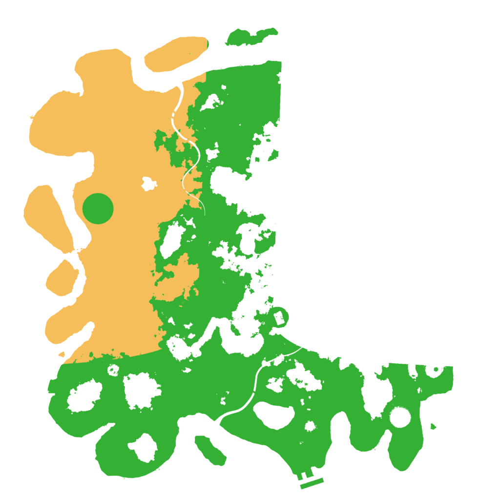 Biome Rust Map: Procedural Map, Size: 4250, Seed: 677452799