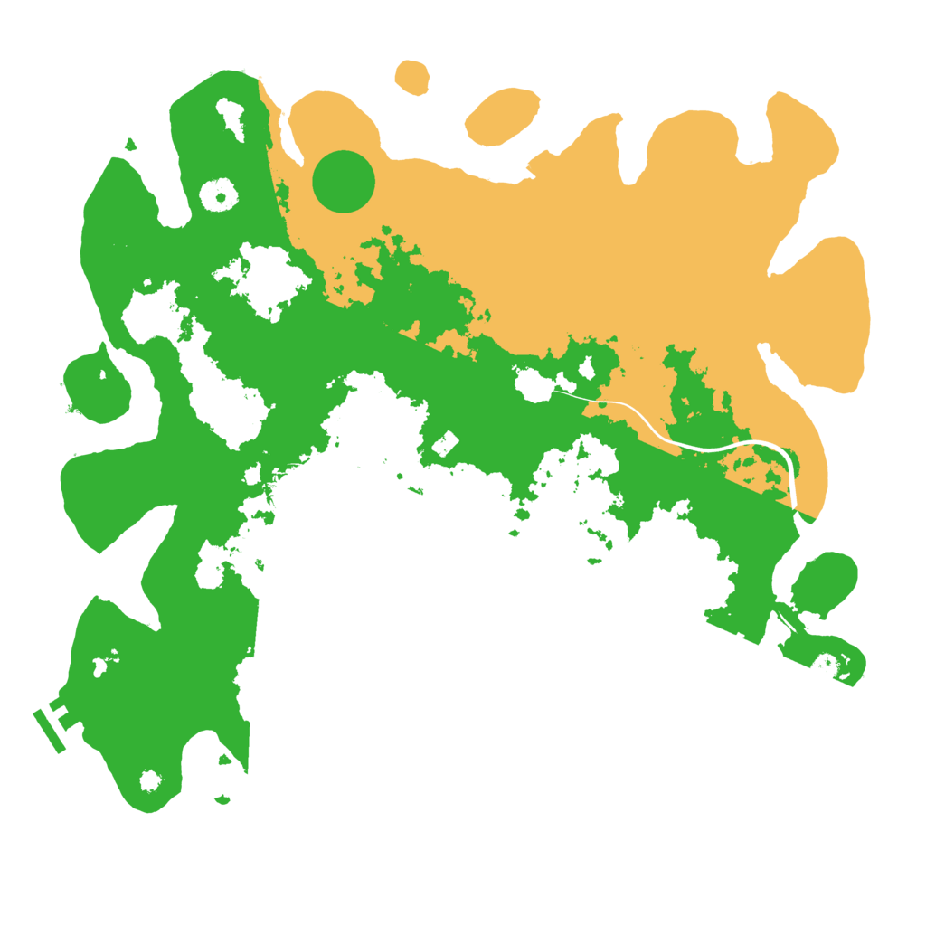 Biome Rust Map: Procedural Map, Size: 3900, Seed: 33880