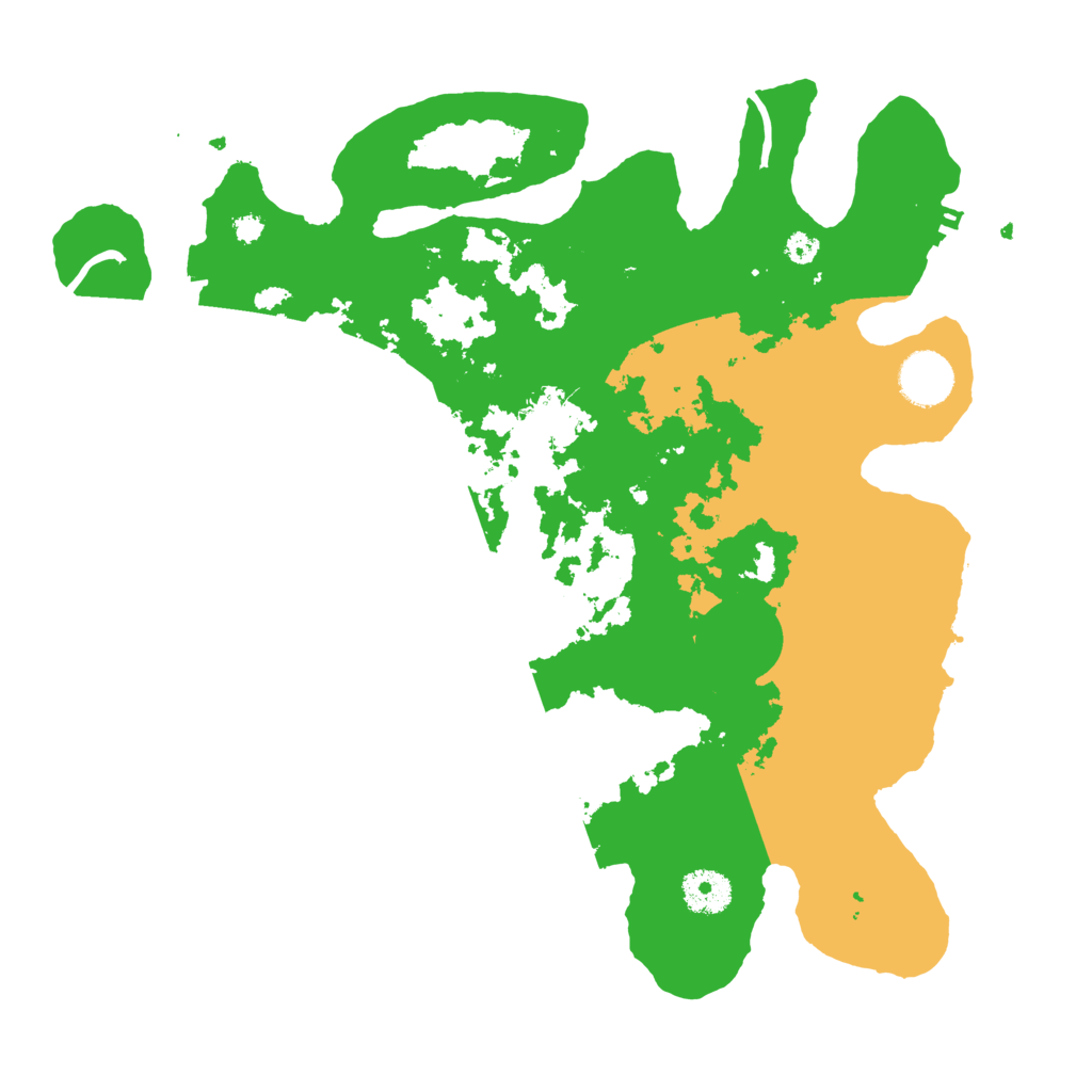 Biome Rust Map: Procedural Map, Size: 3500, Seed: 858585