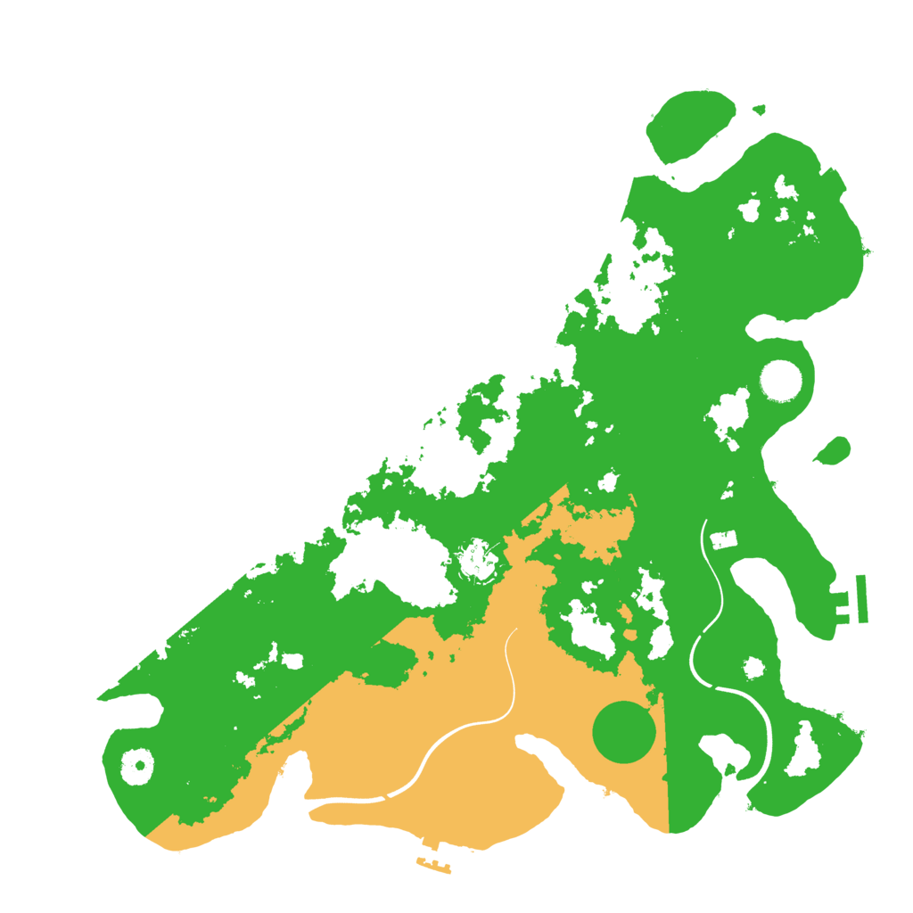 Biome Rust Map: Procedural Map, Size: 3850, Seed: 8881245