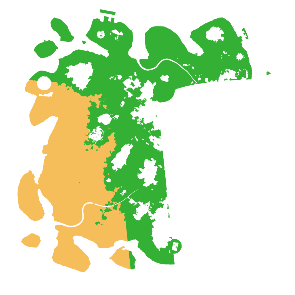 Biome Rust Map: Procedural Map, Size: 3800, Seed: 31032023