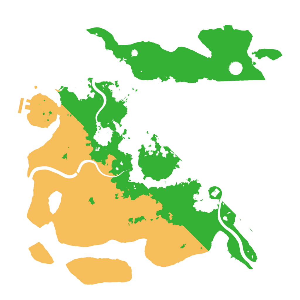 Biome Rust Map: Procedural Map, Size: 3950, Seed: 654984651