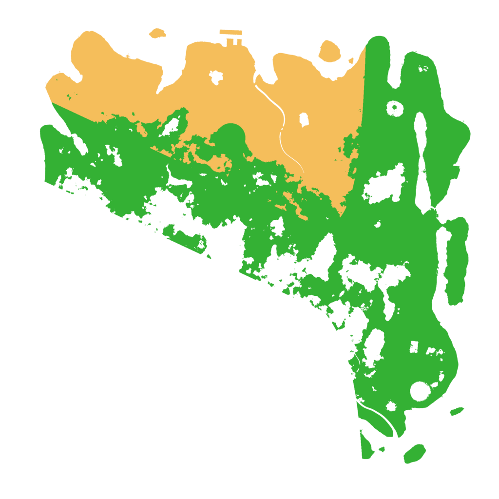 Biome Rust Map: Procedural Map, Size: 4500, Seed: 69699