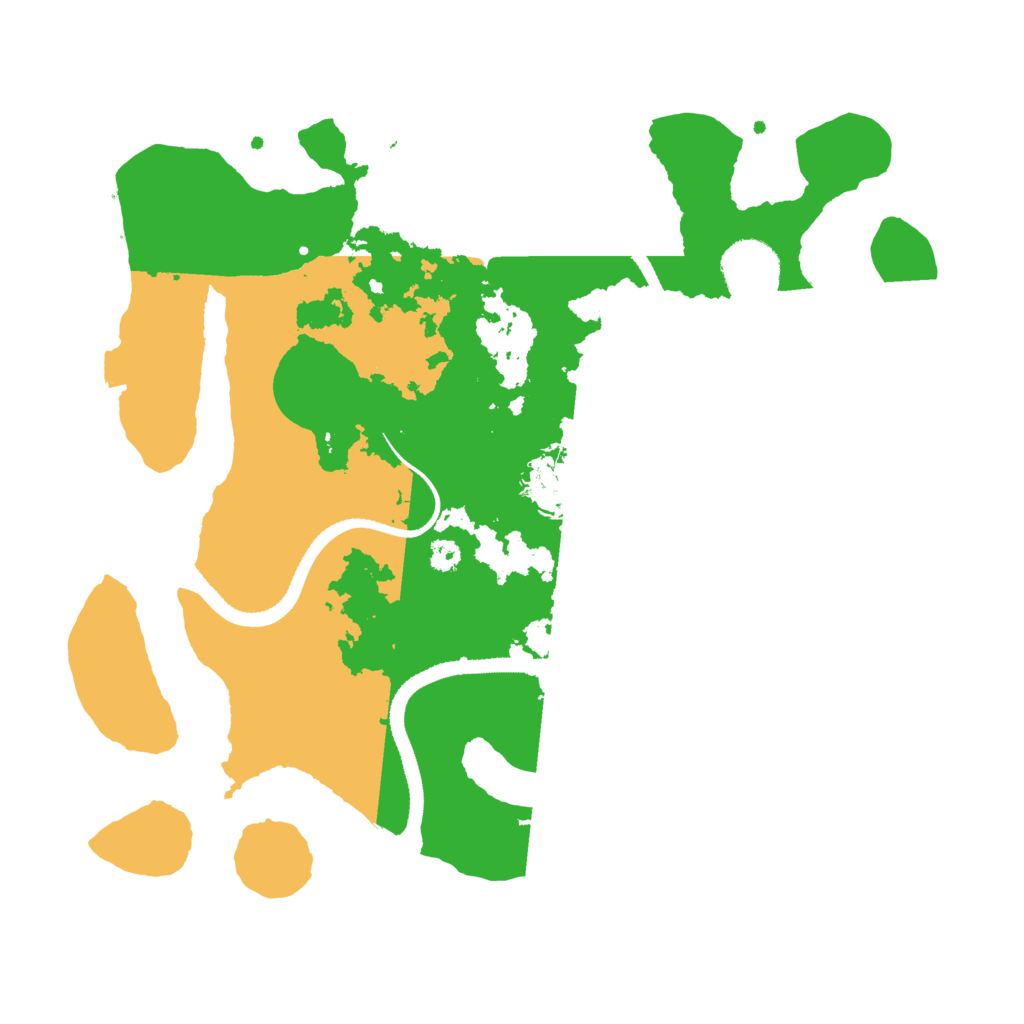 Biome Rust Map: Procedural Map, Size: 3250, Seed: 130131534
