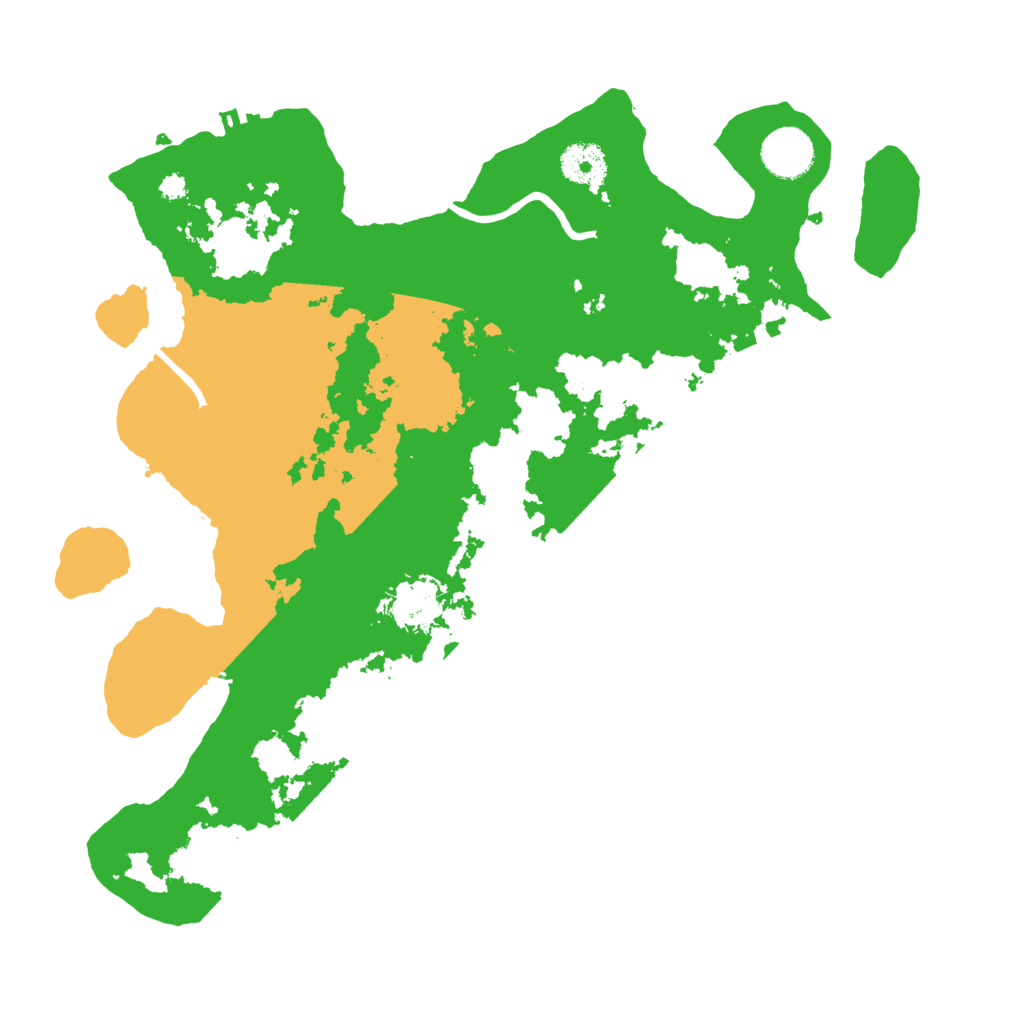 Biome Rust Map: Procedural Map, Size: 3500, Seed: 3850