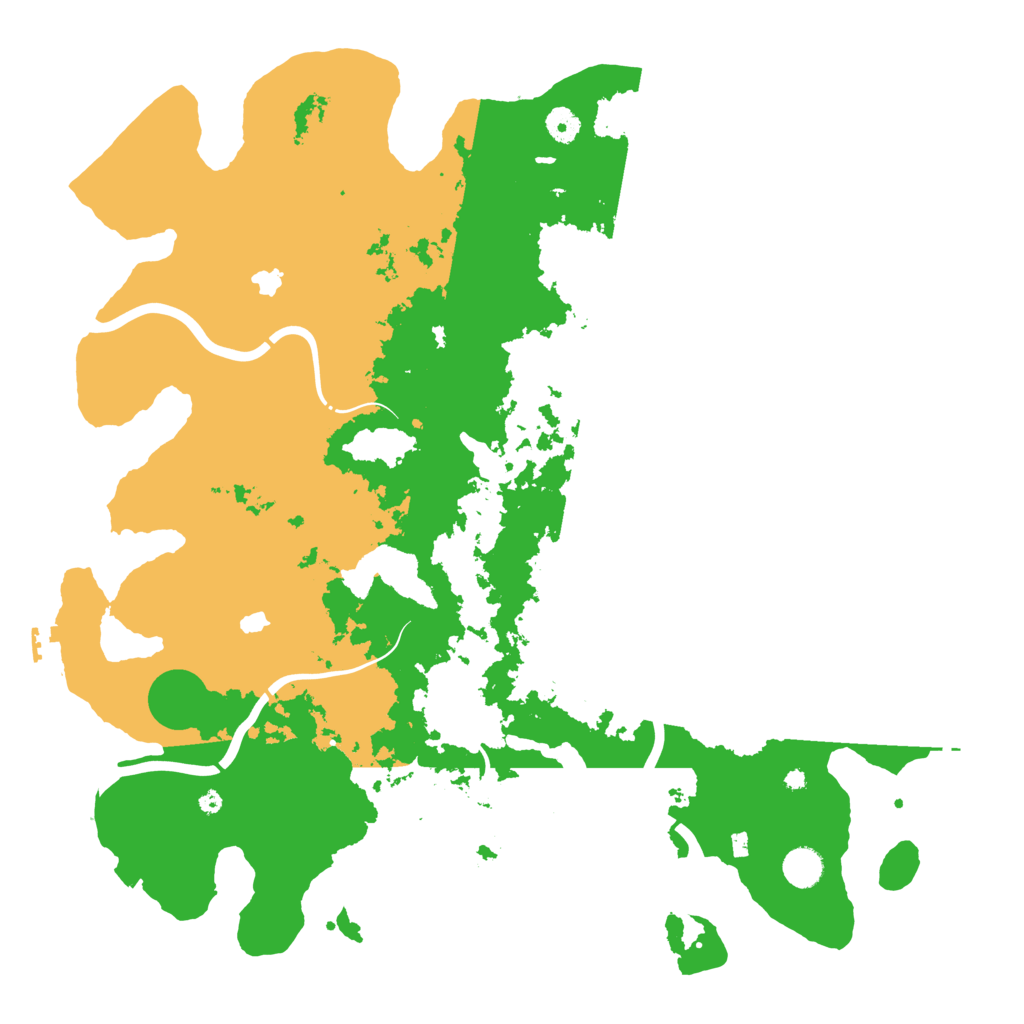 Biome Rust Map: Procedural Map, Size: 4500, Seed: 810600994