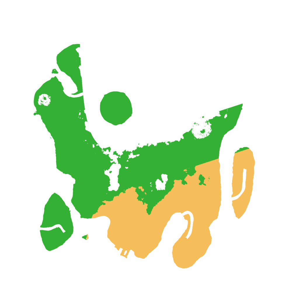 Biome Rust Map: Procedural Map, Size: 2500, Seed: 8532