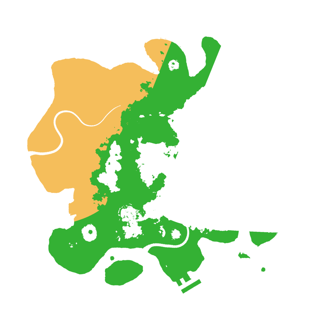Biome Rust Map: Procedural Map, Size: 3000, Seed: 1170308296