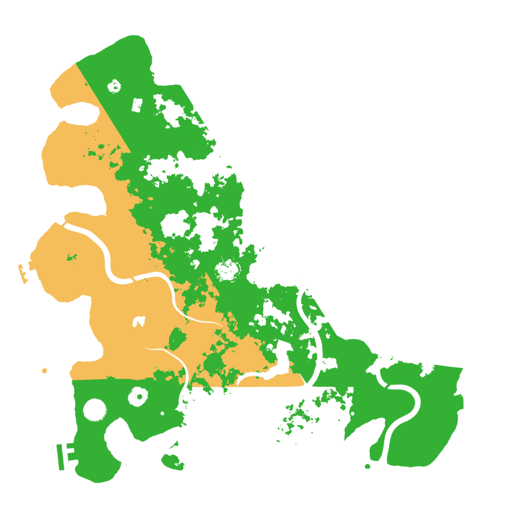 Biome Rust Map: Procedural Map, Size: 4000, Seed: 15875258