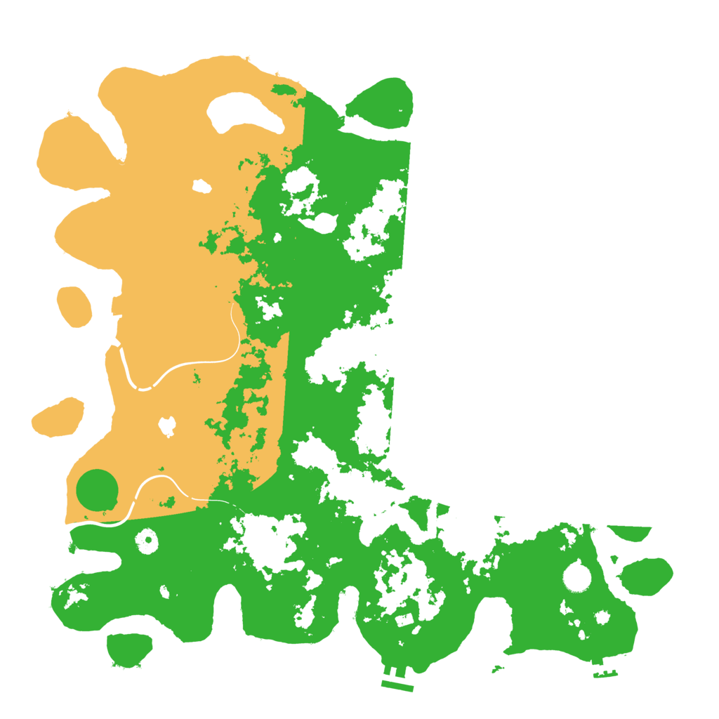 Biome Rust Map: Procedural Map, Size: 4500, Seed: 223187321