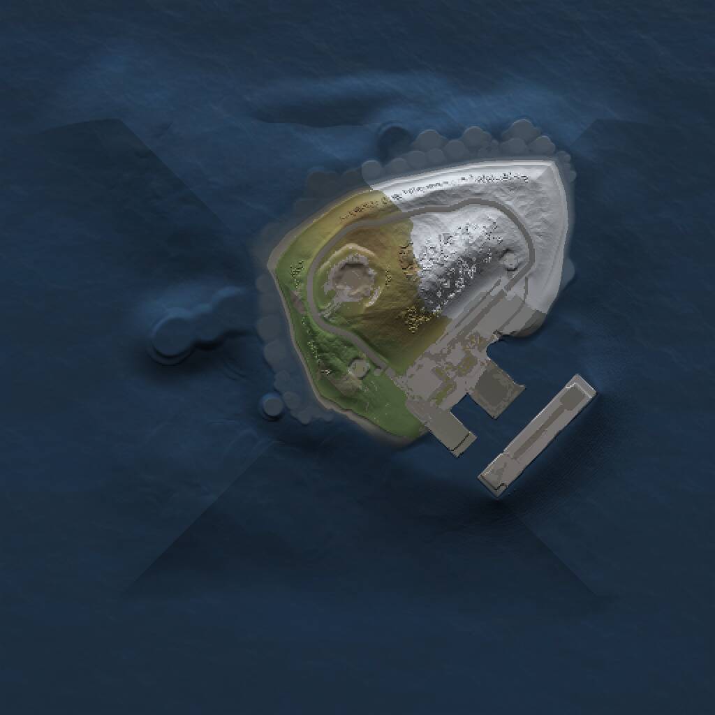 Rust Map: Procedural Map, Size: 1000, Seed: 899842320, 2 Monuments