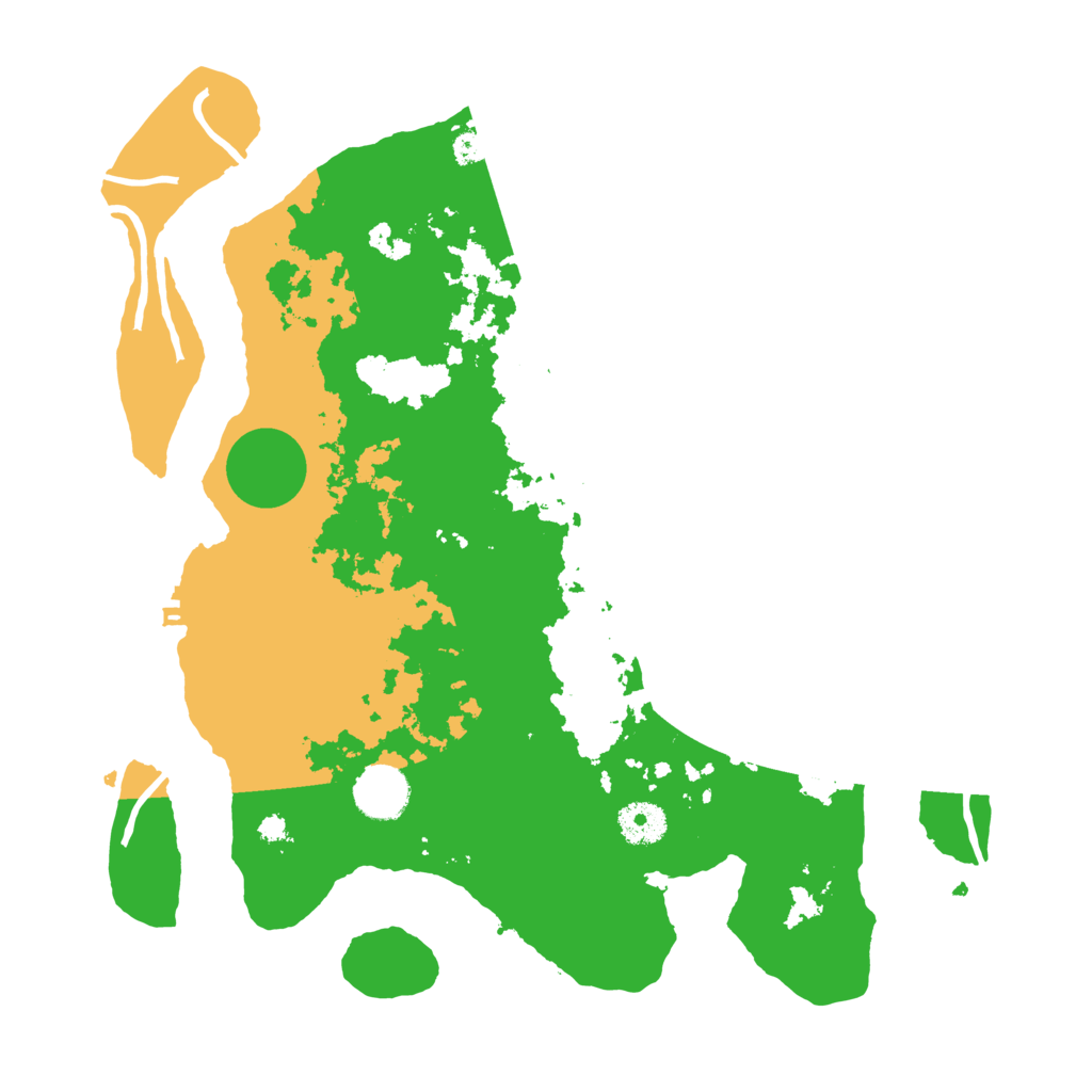 Biome Rust Map: Procedural Map, Size: 3600, Seed: 20104
