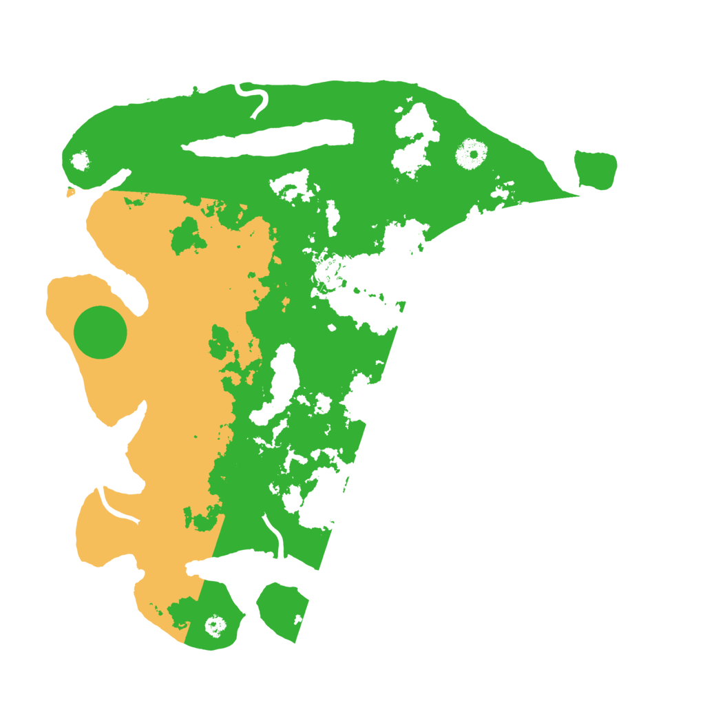 Biome Rust Map: Procedural Map, Size: 3500, Seed: 999027907