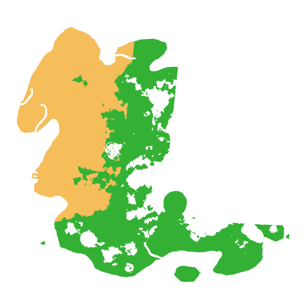 Biome Rust Map: Procedural Map, Size: 3500, Seed: 362257776
