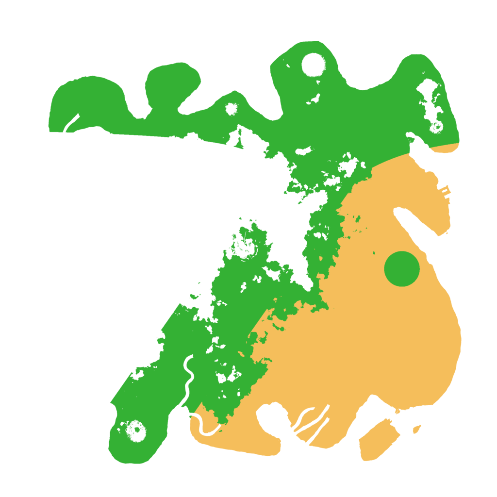 Biome Rust Map: Procedural Map, Size: 3700, Seed: 239438028