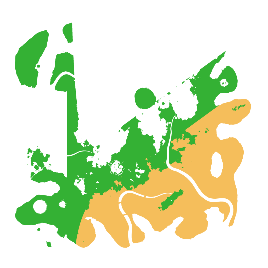 Biome Rust Map: Procedural Map, Size: 3500, Seed: 1850182402