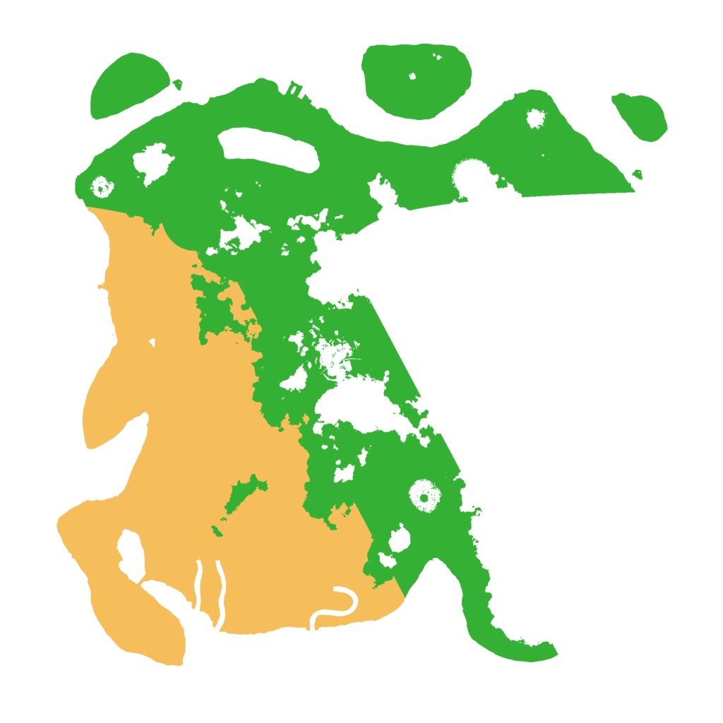 Biome Rust Map: Procedural Map, Size: 3500, Seed: 822791683