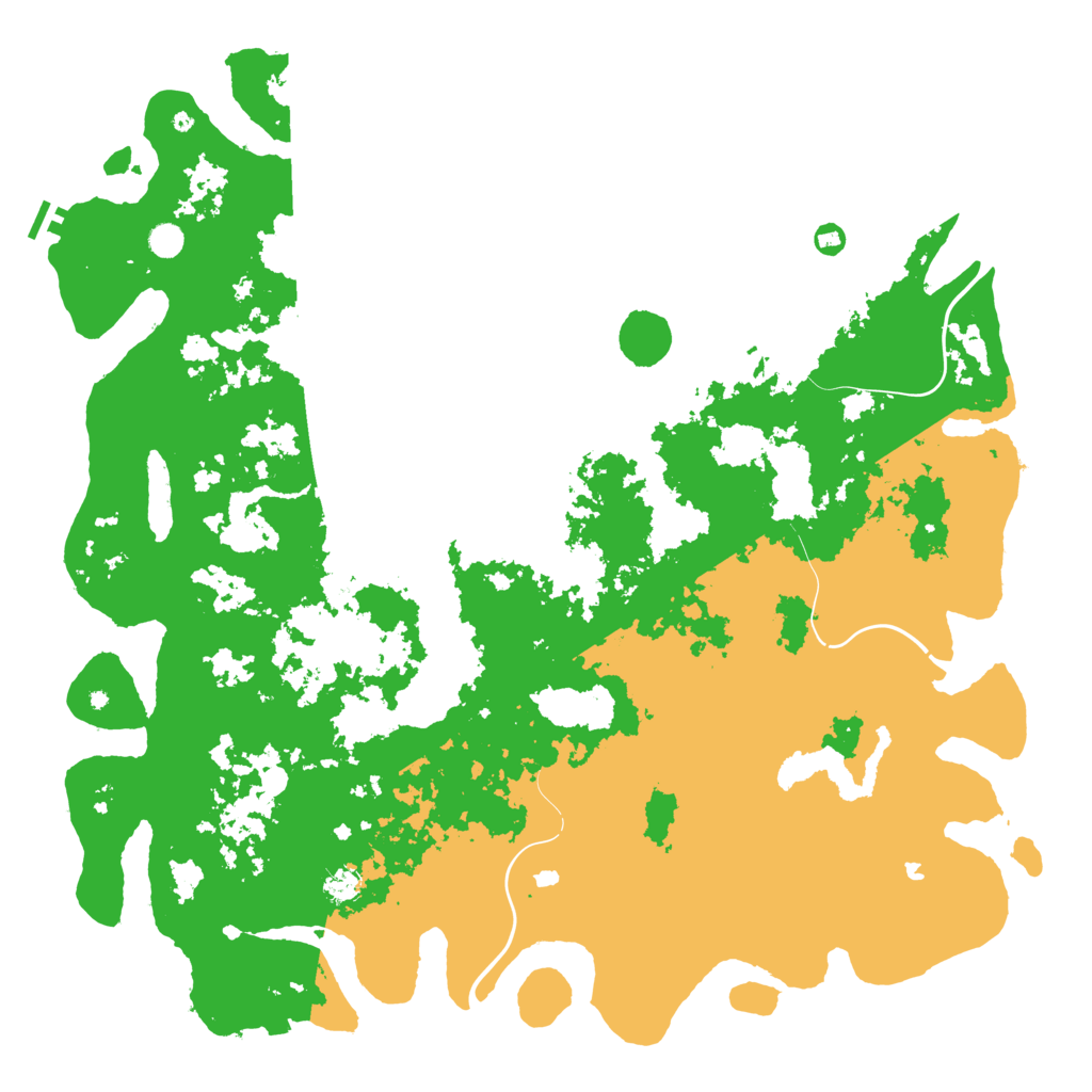 Biome Rust Map: Procedural Map, Size: 5500, Seed: 1037836408