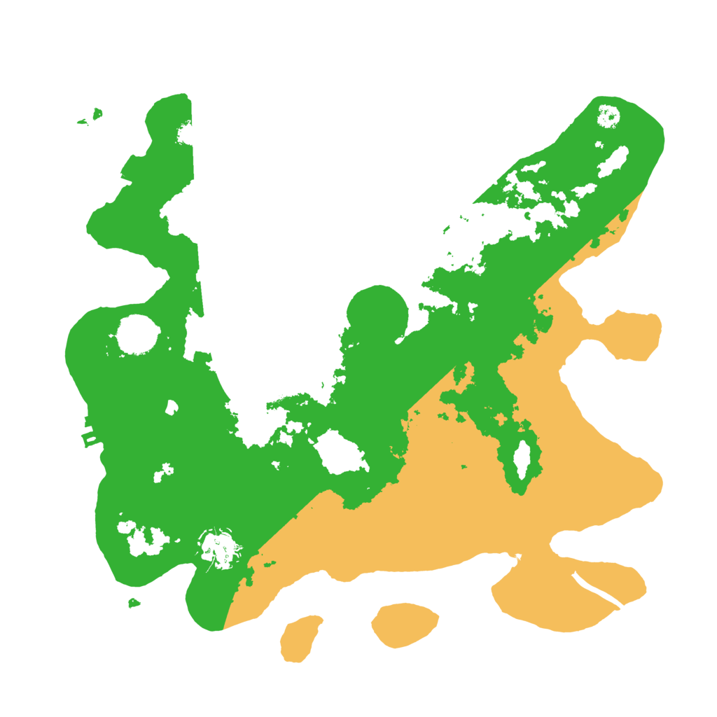 Biome Rust Map: Procedural Map, Size: 3200, Seed: 84523