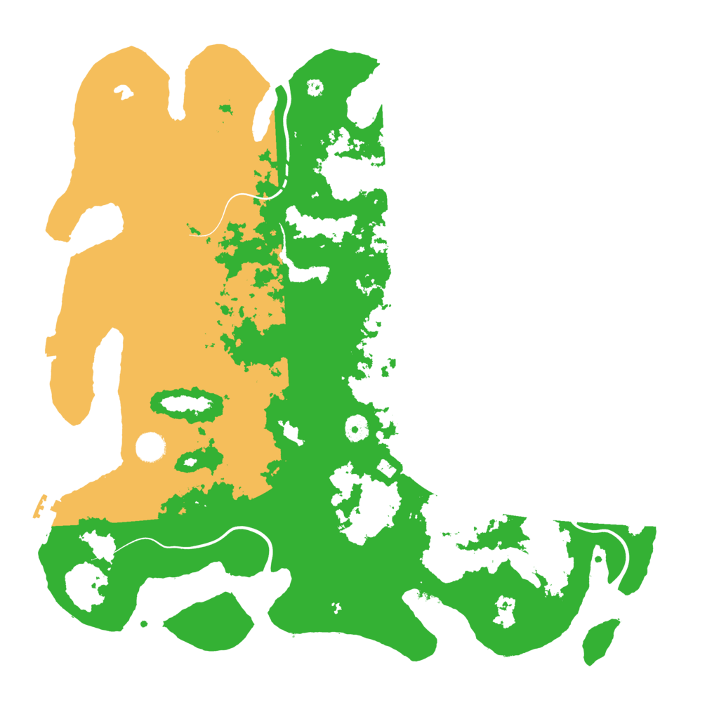 Biome Rust Map: Procedural Map, Size: 4250, Seed: 105215387