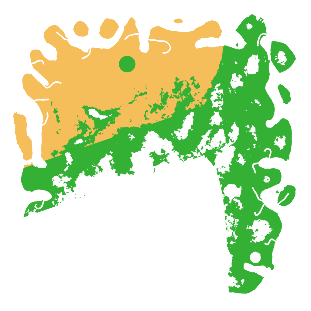 Biome Rust Map: Procedural Map, Size: 5000, Seed: 2000000