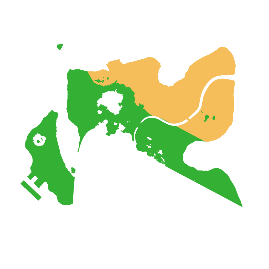 Biome Rust Map: Procedural Map, Size: 2200, Seed: 67563453