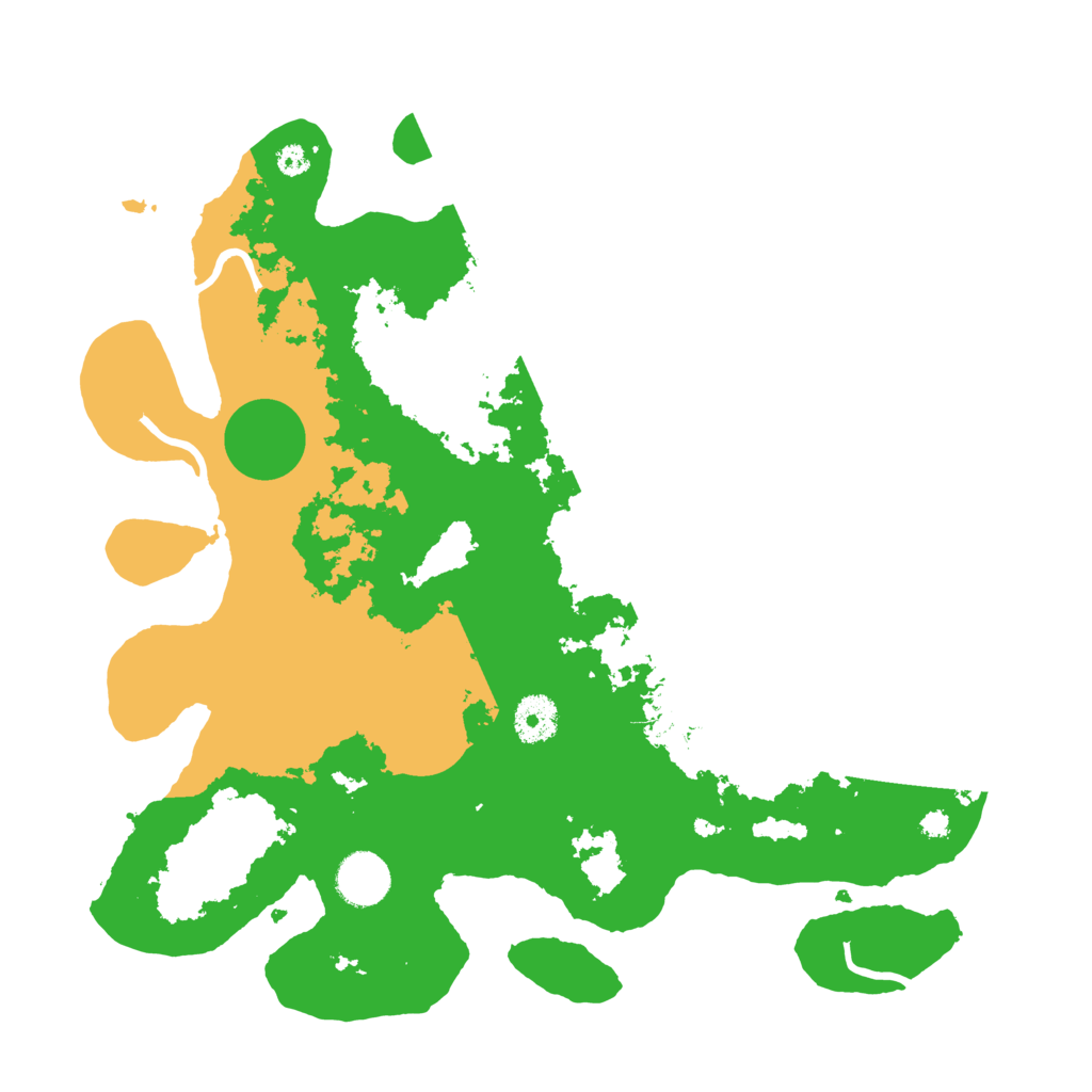 Biome Rust Map: Procedural Map, Size: 3550, Seed: 40000