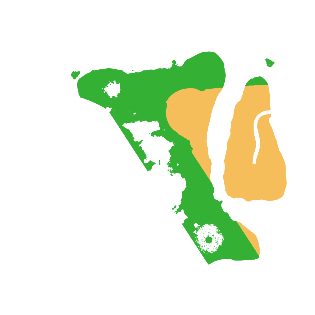 Biome Rust Map: Procedural Map, Size: 1800, Seed: 454646