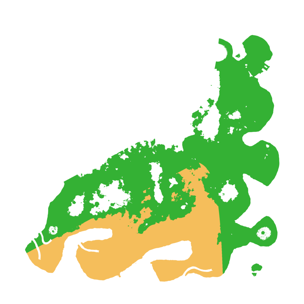 Biome Rust Map: Procedural Map, Size: 3500, Seed: 400000
