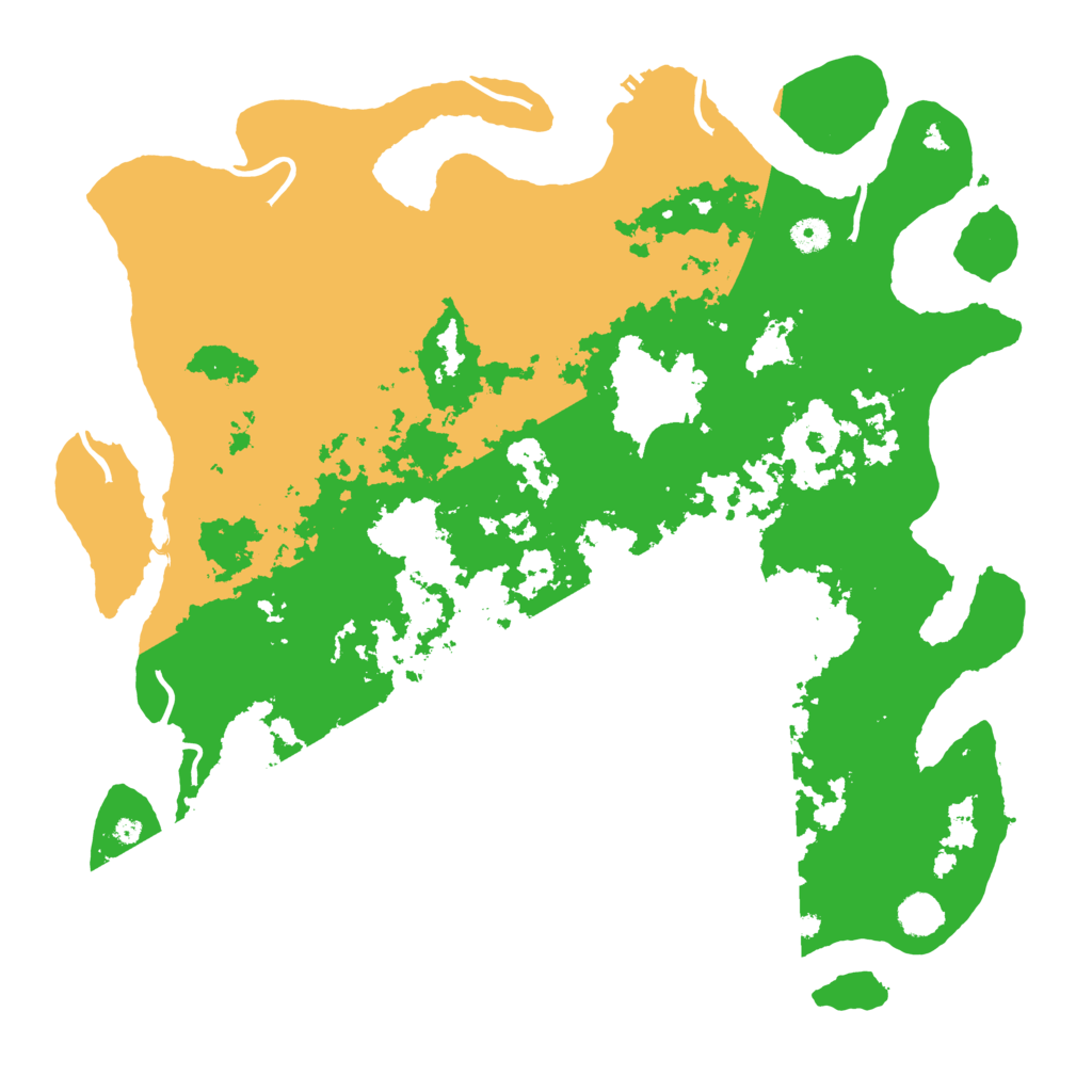 Biome Rust Map: Procedural Map, Size: 4500, Seed: 146574