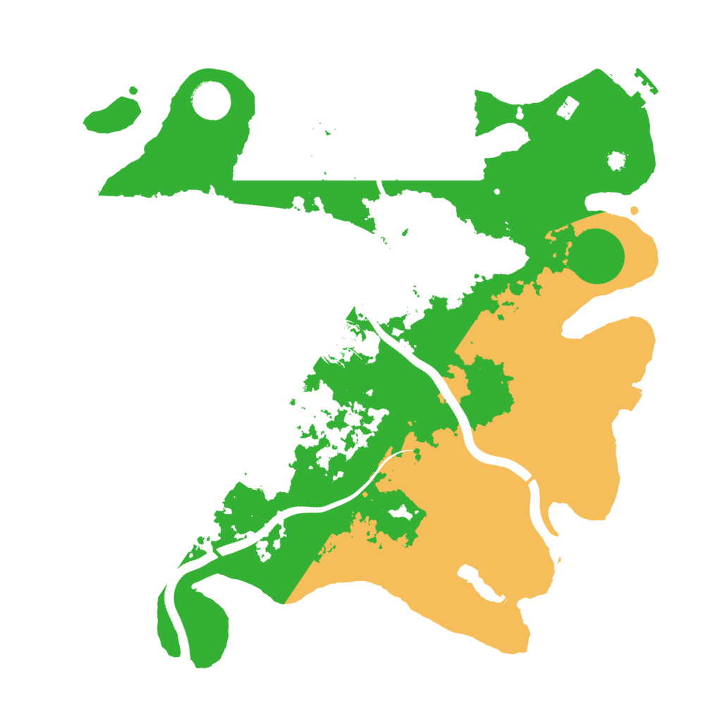 Biome Rust Map: Procedural Map, Size: 3500, Seed: 1492640739