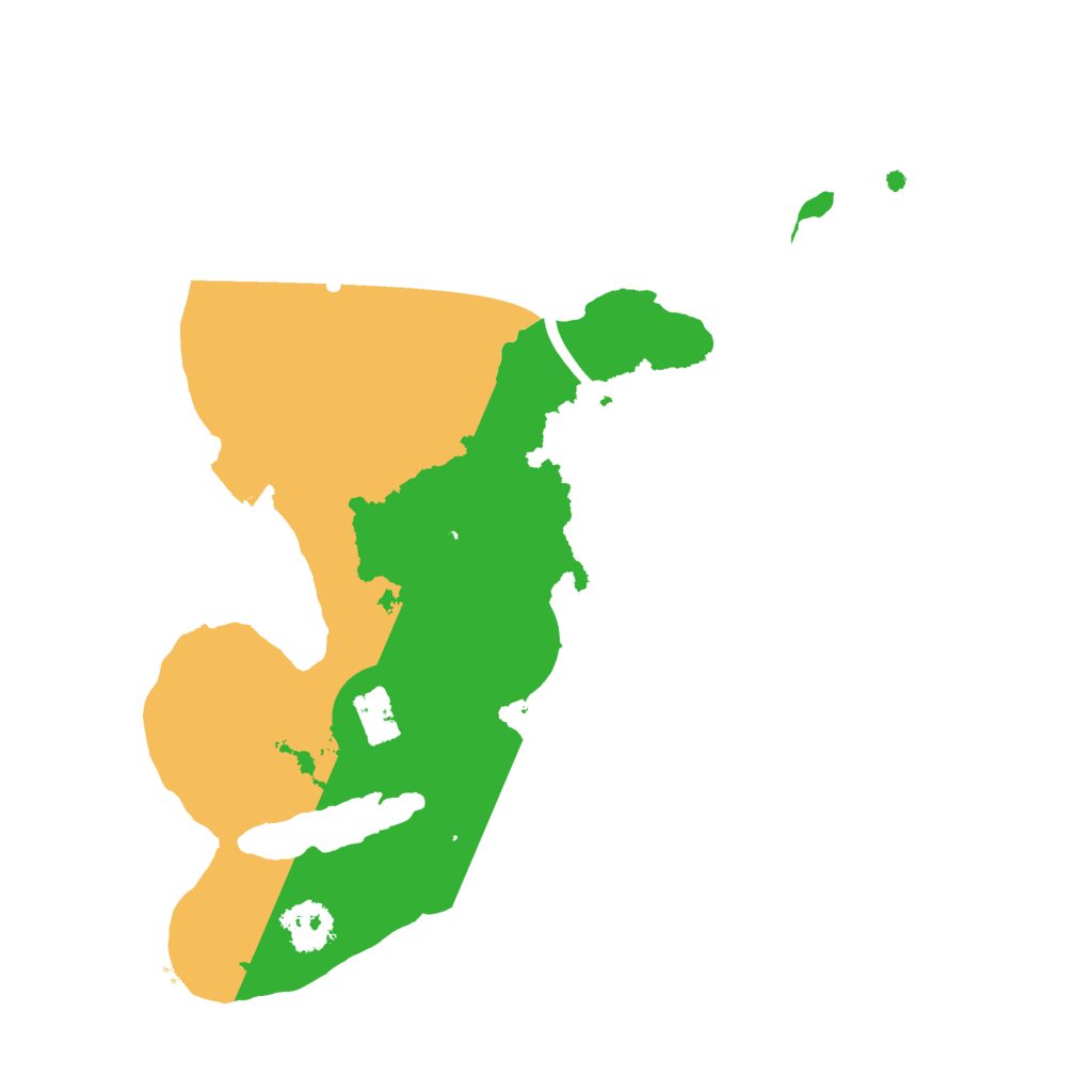 Biome Rust Map: Procedural Map, Size: 2200, Seed: 98765432