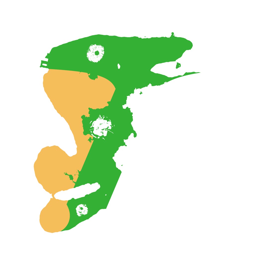 Biome Rust Map: Procedural Map, Size: 2200, Seed: 98765432