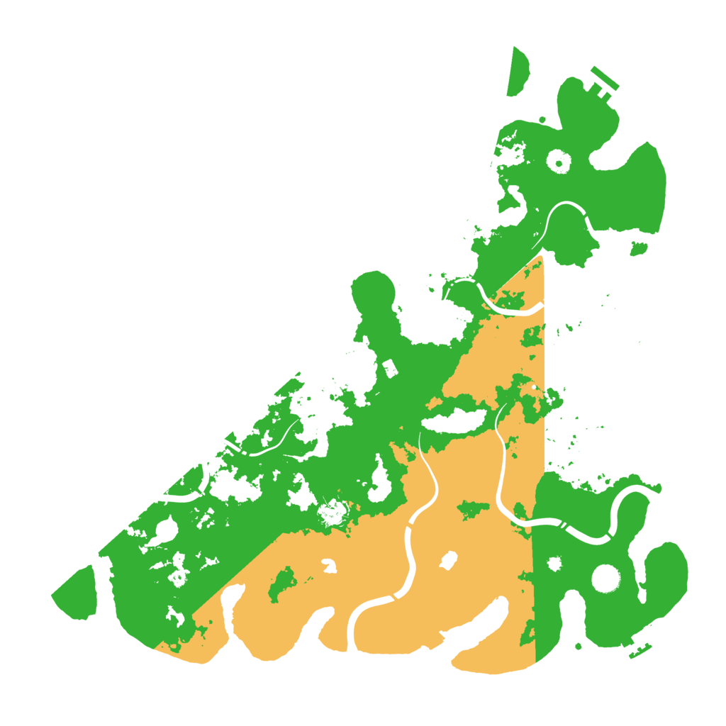 Biome Rust Map: Procedural Map, Size: 4500, Seed: 1515797315