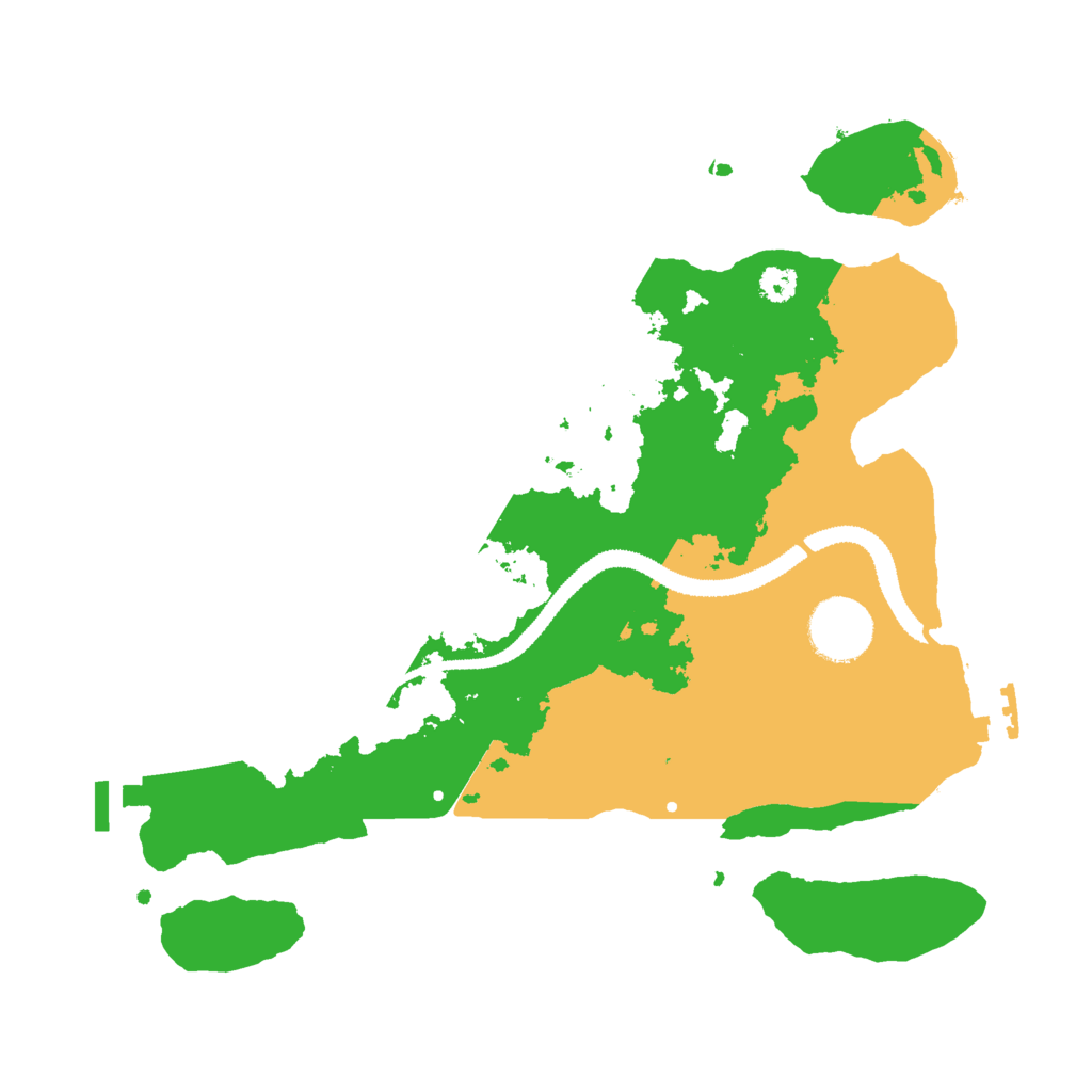 Biome Rust Map: Procedural Map, Size: 3000, Seed: 10504