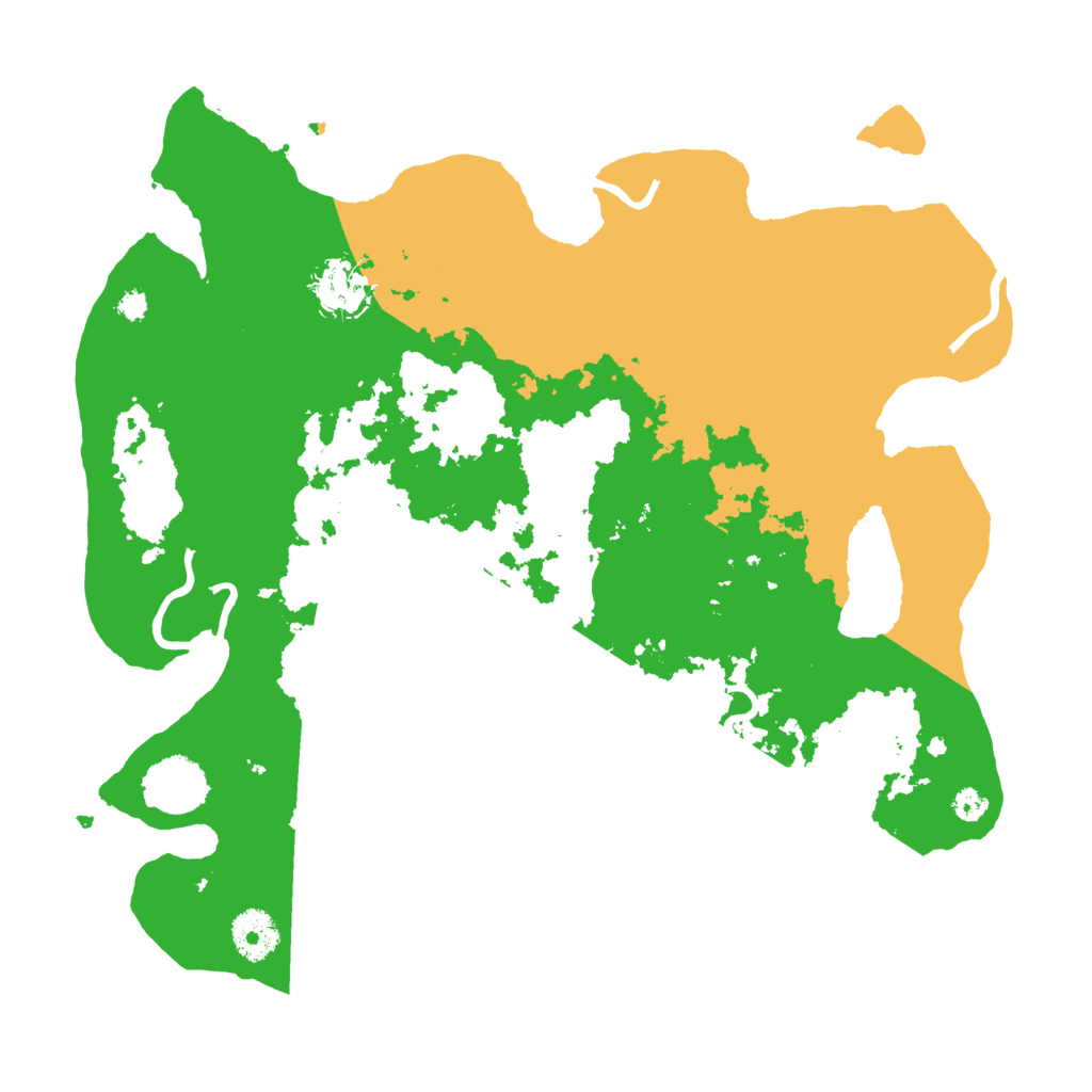 Biome Rust Map: Procedural Map, Size: 3400, Seed: 100414219