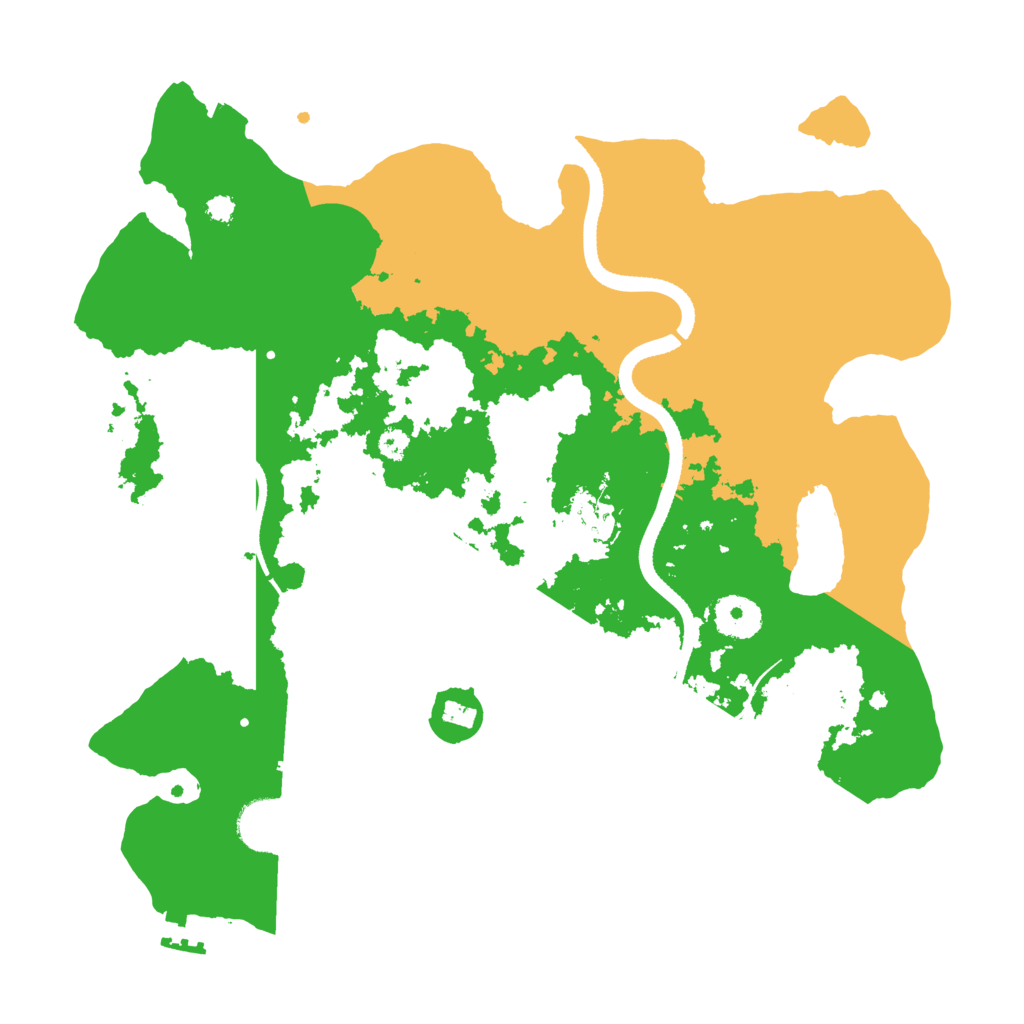 Biome Rust Map: Procedural Map, Size: 3400, Seed: 100414219